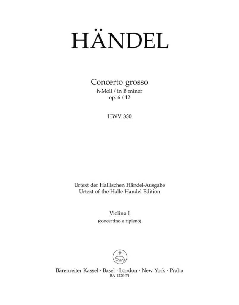 Concerto Grosso Op.6, No. 12 in B minor